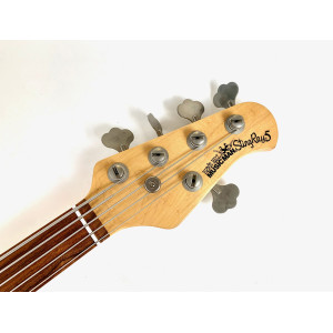 Music Man StingRay 5 HH Fretless 2002 Natural Gloss