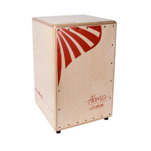 J. LEIVA Cajon Alma Red Lacquered