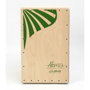 J. LEIVA Cajon Alma Green Oiled & Waxed