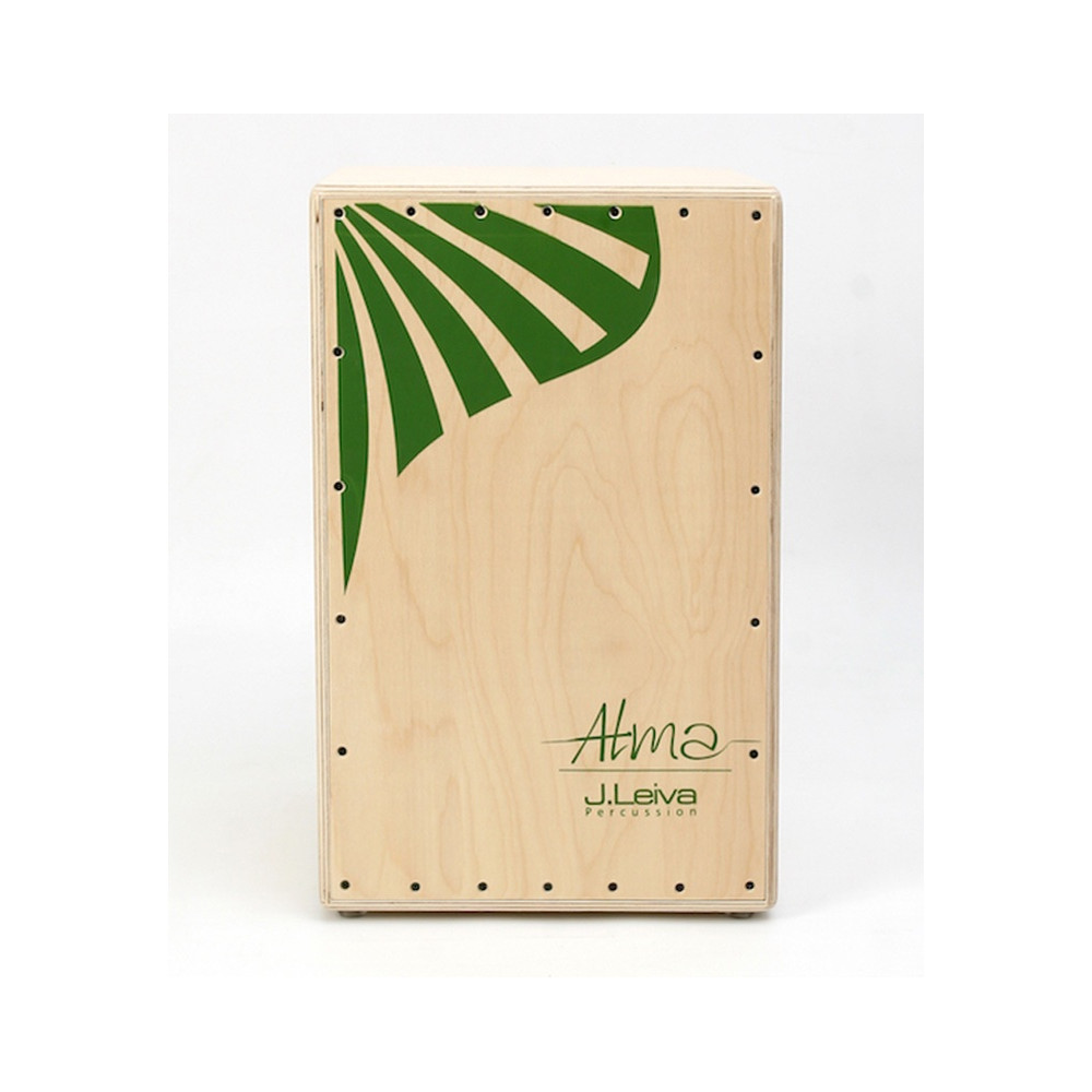 J. LEIVA Cajon Alma Green Oiled & Waxed