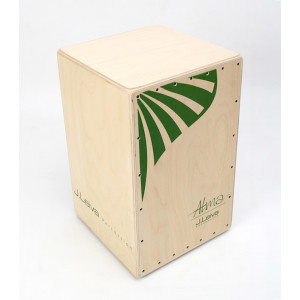 J. LEIVA Cajon Alma Green Oiled & Waxed