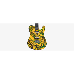 LARRY CARLTON T7 SW Yellow Swirl