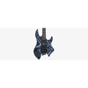 LARRY CARLTON X6 Headless 6 Black Swirl