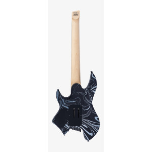 LARRY CARLTON X6 Headless 7 Black Swirl