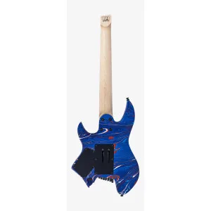 LARRY CARLTON X6 Headless 7 Blue Swirl
