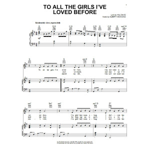 To All The Girls I've Loved Before