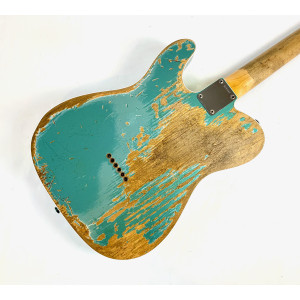 Fender Telecaster Custom 60 Heavy Relic Custom Shop 2013 Petrolgrün Metallic Teal Green Metallic