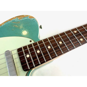 Fender Telecaster Custom 60 Heavy Relic Custom Shop 2013 Petrolgrün Metallic Teal Green Metallic