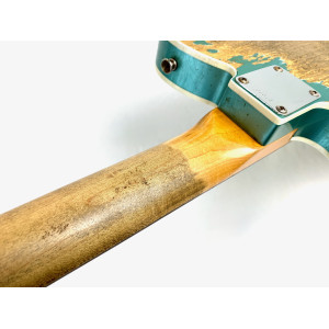 Fender Telecaster Custom 60 Heavy Relic Custom Shop 2013 Petrolgrün Metallic Teal Green Metallic