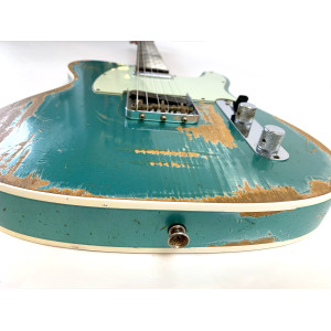 Fender Telecaster Custom 60 Heavy Relic Custom Shop 2013 Petrolgrün Metallic Teal Green Metallic