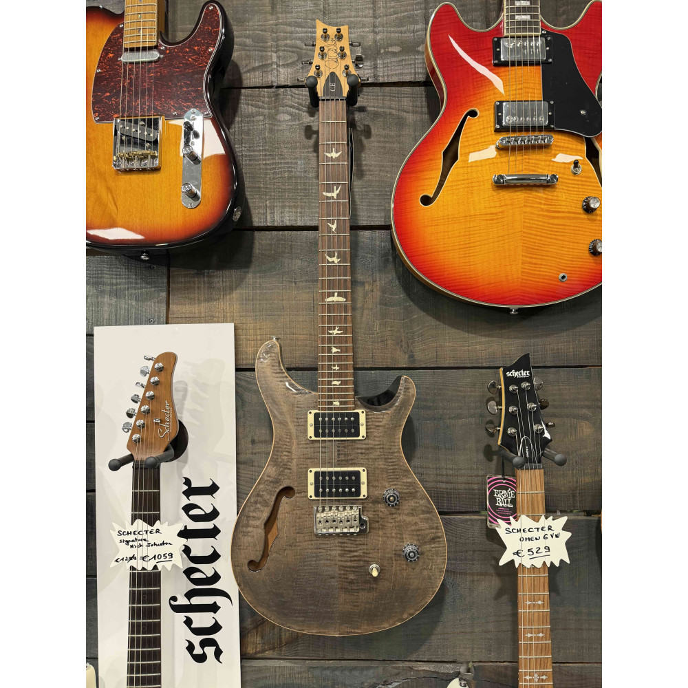 PRS CE 24 Semi‑Hollow Faded Gray Black