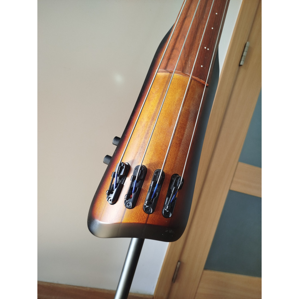 Ibanez UB804 Fretless Bass, Mahogany Oil Burst