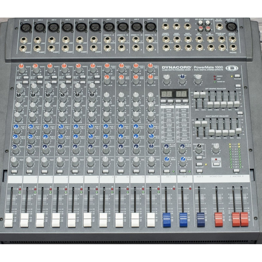 Dynacord d-lite - Mix powermate1000 + 2 baffles CP12-3