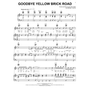 Goodbye Yellow Brick Road
