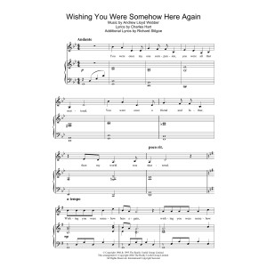 Wishing You Were Somehow Here Again (from The Phantom Of The Opera)