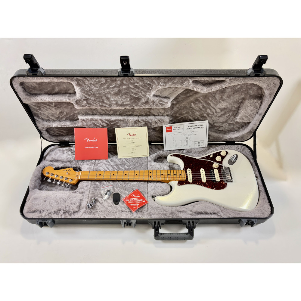 Fender Stratocaster American Ultra HSS 2023 Arctic Pearl