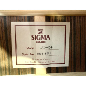 Sigma DT-45+ Standard 2018 Natural