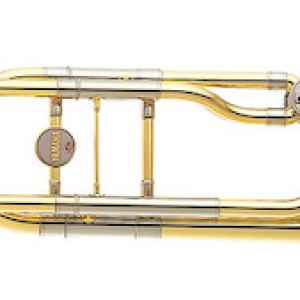 Yamaha YSL-882O Xeno Professional F-attachment Trombone - Clear Lacquer with Yellow Brass Bell
