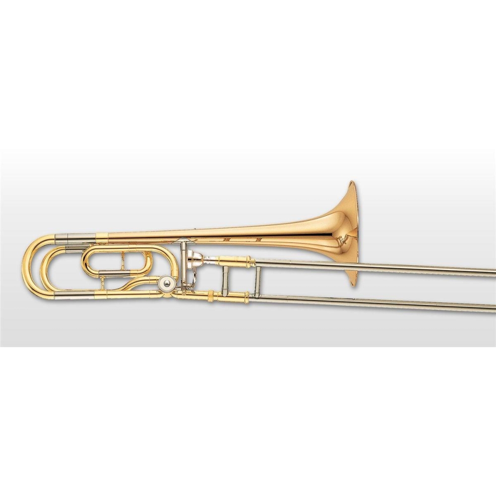 Yamaha YSL-446G Intermediate F-attachment Trombone - Clear Lacquer with Gold Brass Bell