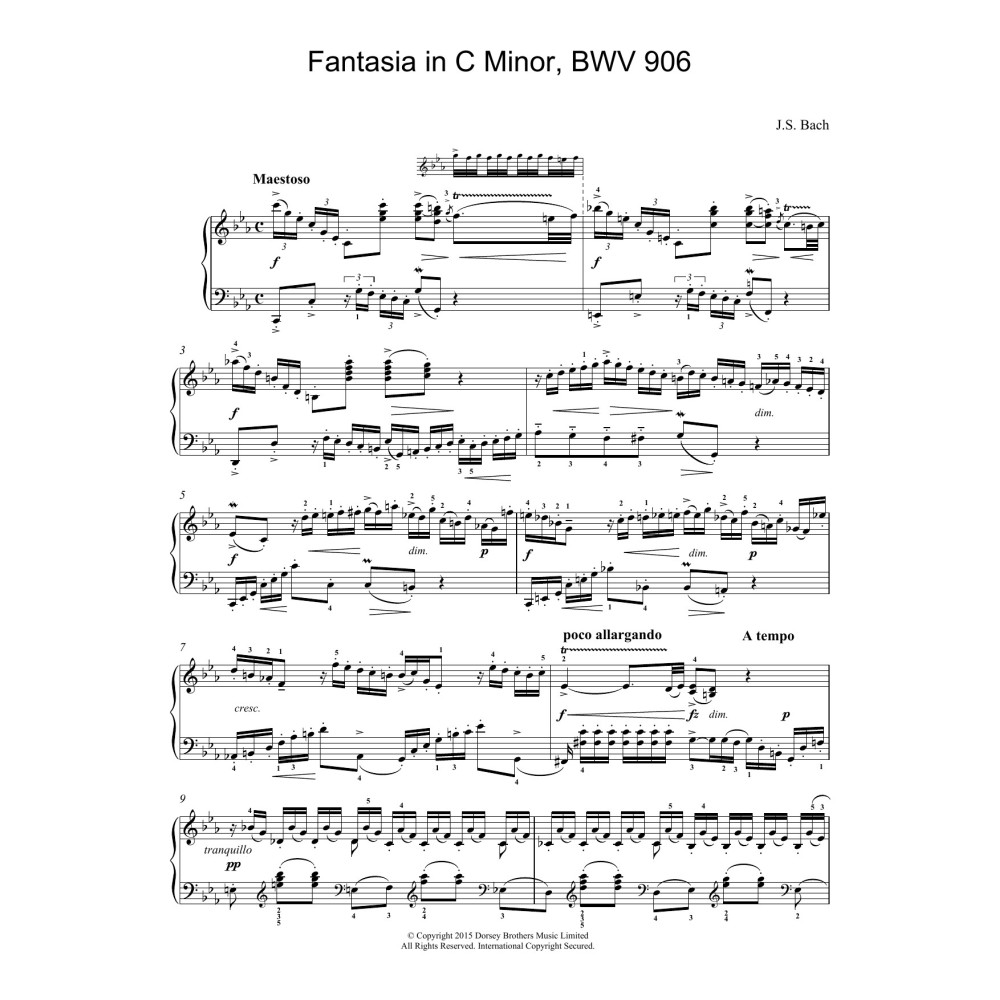 Fantasia in C Minor, BWV 906