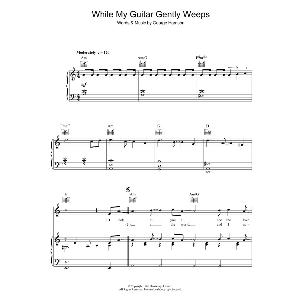 While My Guitar Gently Weeps