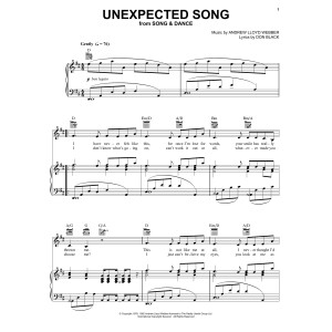 Unexpected Song (from Song & Dance)
