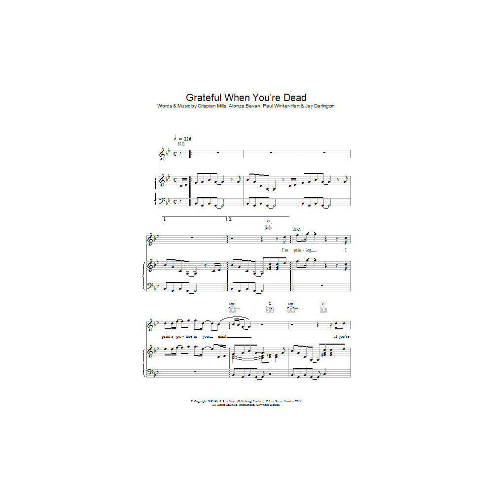 Grateful When You're Dead