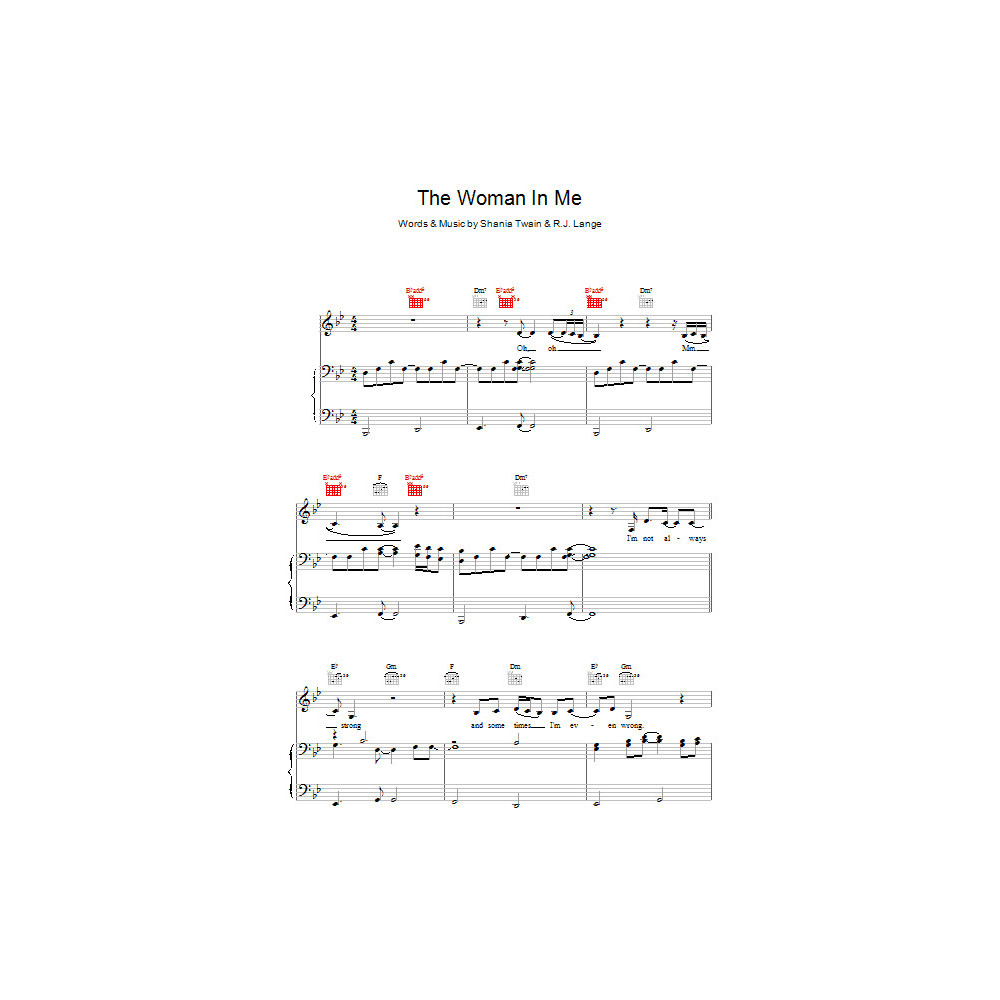 The Woman In Me (Needs The Man In You)