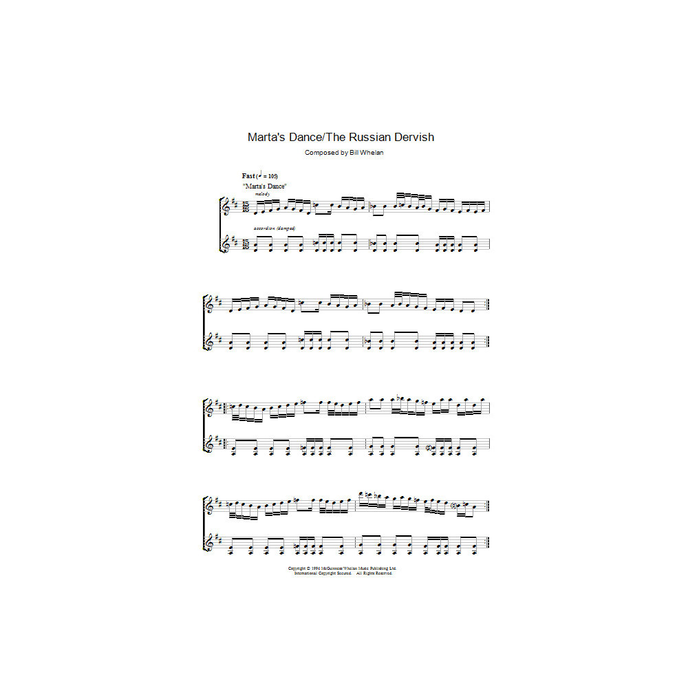 Marta's Dance/The Russian Dervish
