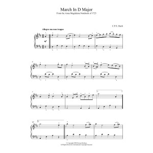 March In D Major, BWV App. 122