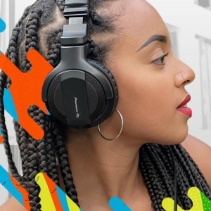 Pioneer DJ HDJ-CUE1BT Auriculares profesionales para DJ con Bluetooth
