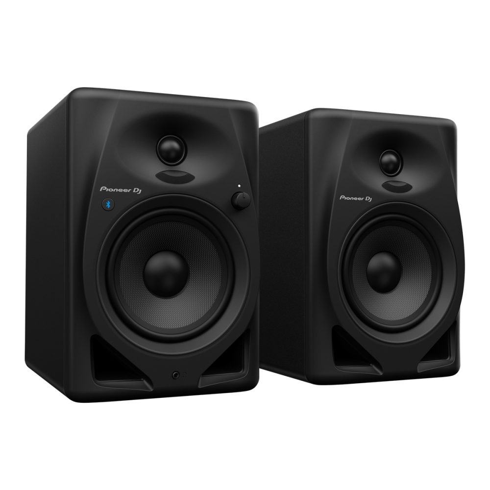Pioneer DJ DM-50D-BT 5-inch Desktop Active Monitor Speaker Pair with Bluetooth - Black