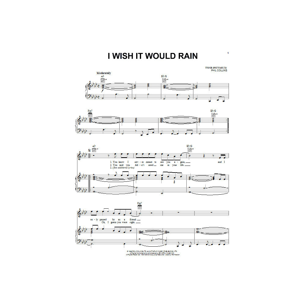 I Wish It Would Rain