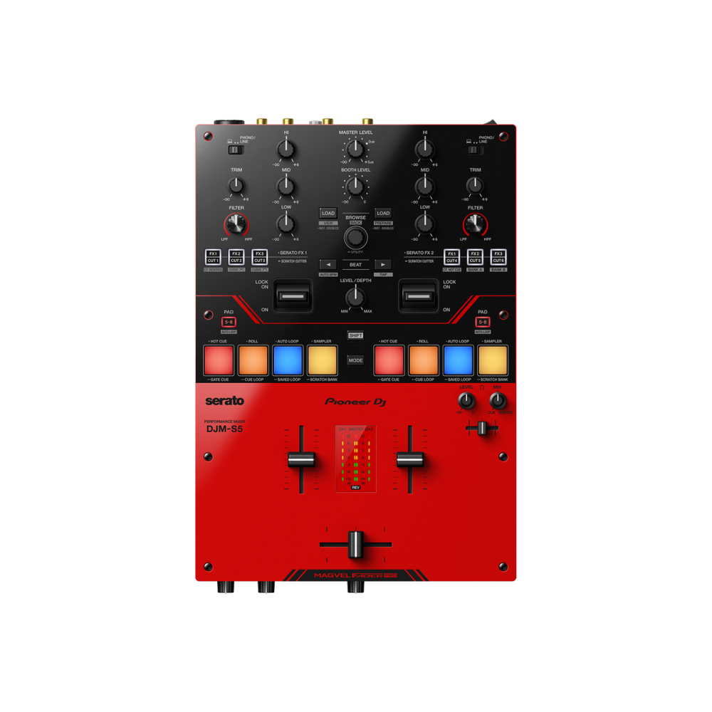 Pioneer DJ DJM-S5 2-channel Mixer for Serato DJ