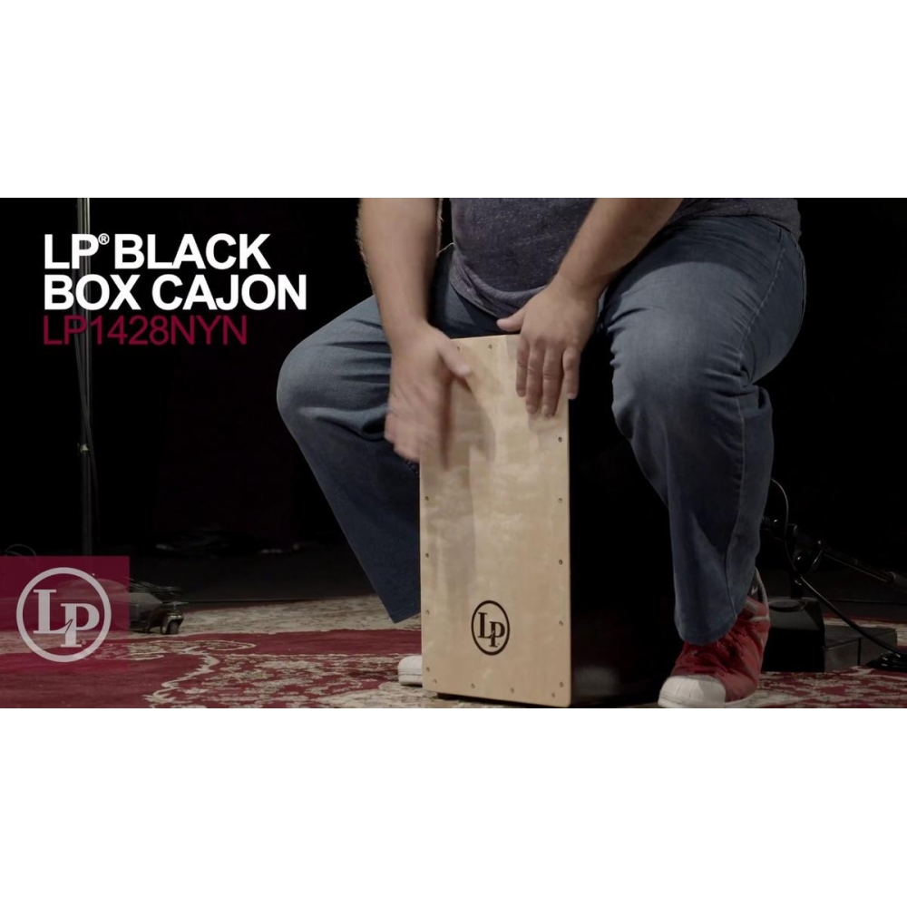 Latin Percussion Black Box Natural Wire Cajon