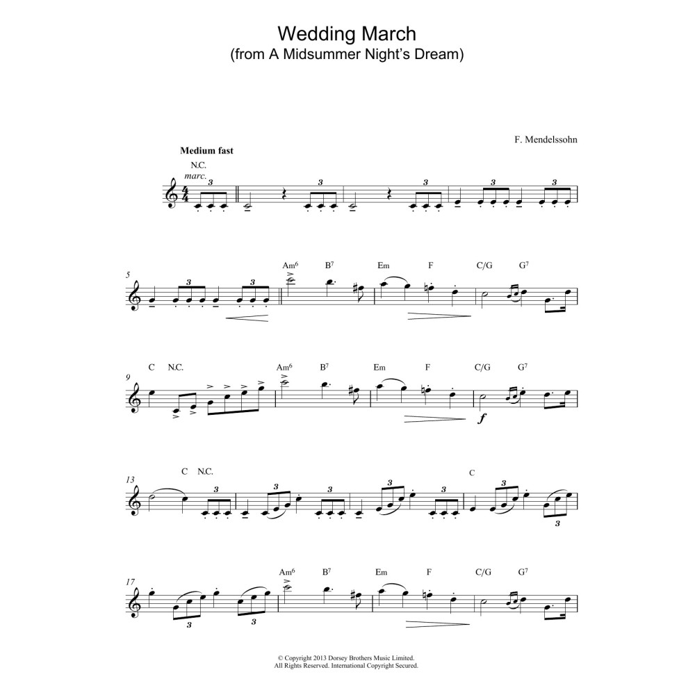 Wedding March (from A Midsummer Night's Dream)