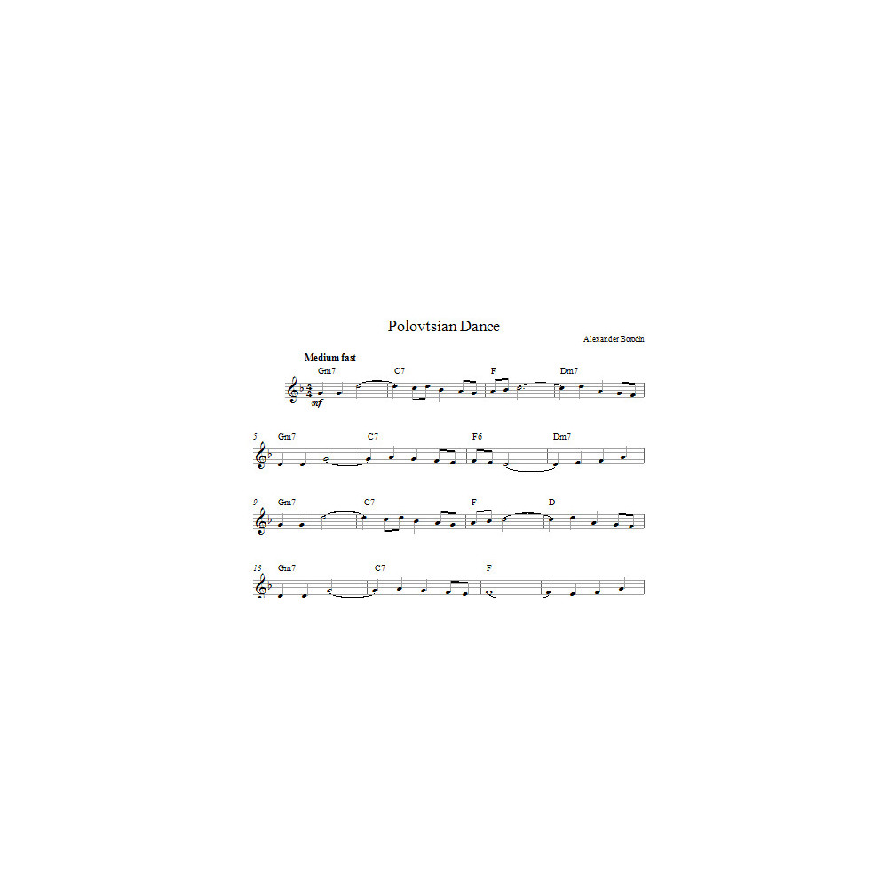 Polovtsian Dance Theme