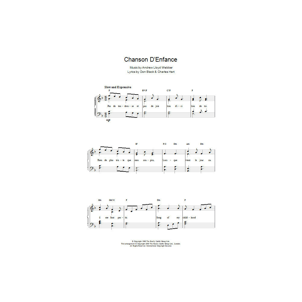 Chanson D'Enfance