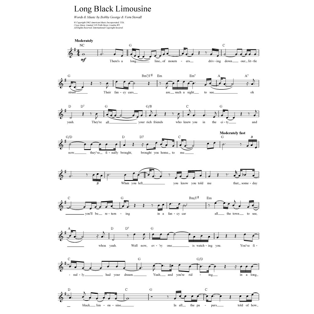 Long Black Limousine