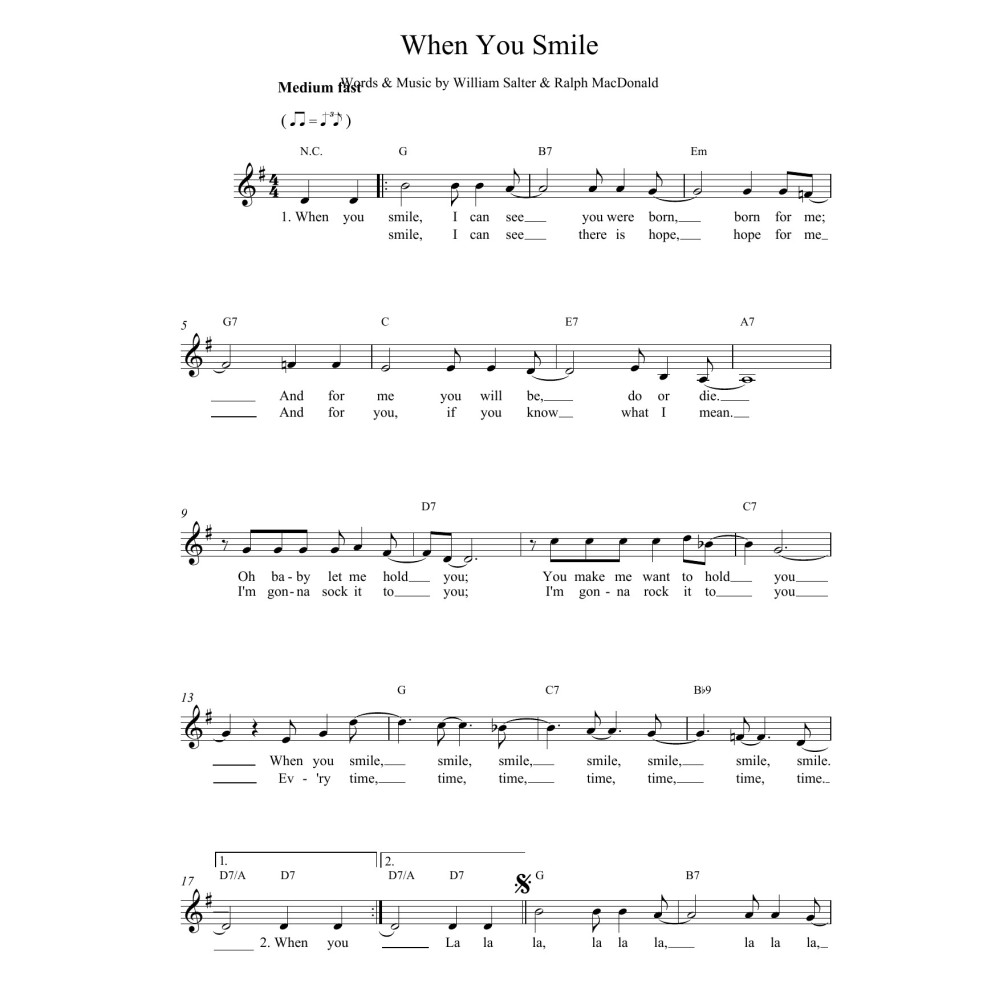 When You Smile