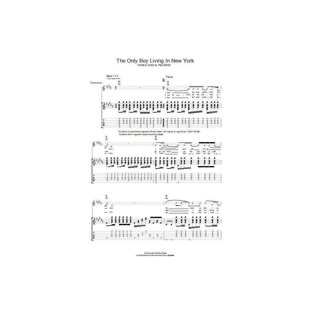 The Only Boy Living In New York