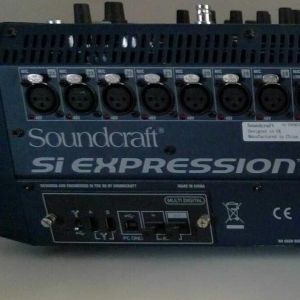 Soundcraft si expression 3 -32v+carte 32x32+flight