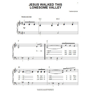 Jesus Walked This Lonesome Valley (Myers)