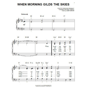 When Morning Gilds The Skies