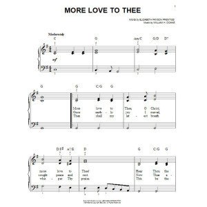 More Love To Thee (O Christ)
