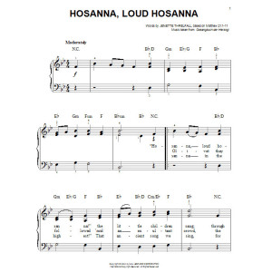 Hosianna, laut Hosianna