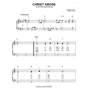 Christ ist auferstanden (Niedergelassen im Grabe, Er lag)