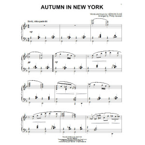 Autumn In New York (arr. Phillip Keveren)