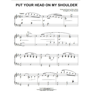 Put Your Head On My Shoulder (arr. Phillip Keveren)