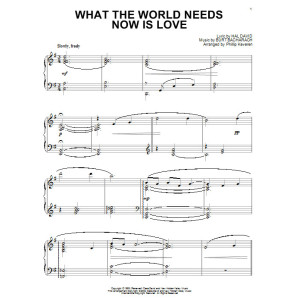 What The World Needs Now Is Love (arr. Phillip Keveren)